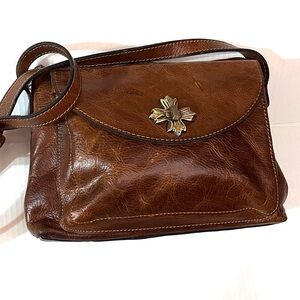 Patricia Nash Camilia Nubuck Leather Hobo Bag
